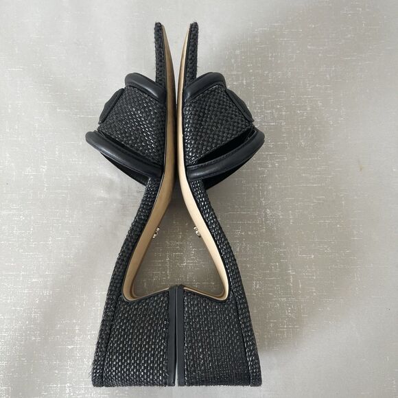 Sam Edelman Waylon Square Toe Block Heel Slide Black Sandals Size 10 M - Picture 8 of 13